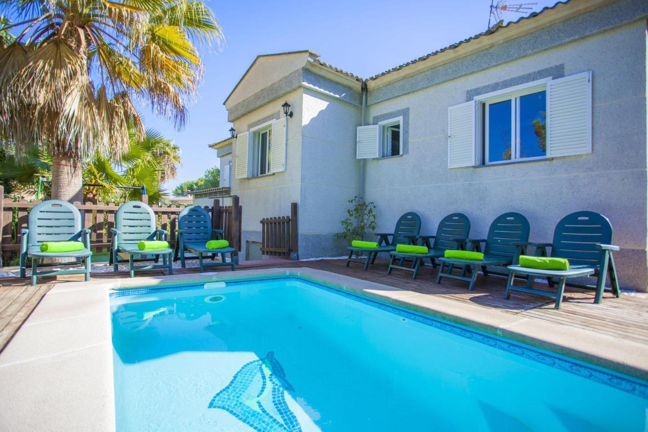 Villa Sa Marina -Figuemar- Alcudia  Exteriör bild